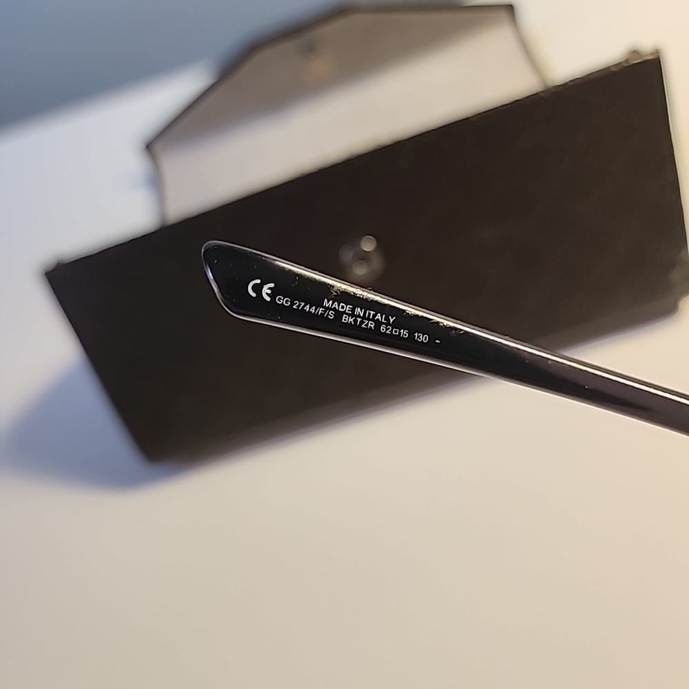 Authentic Gucci Black Sunglasses Gradient - image 7